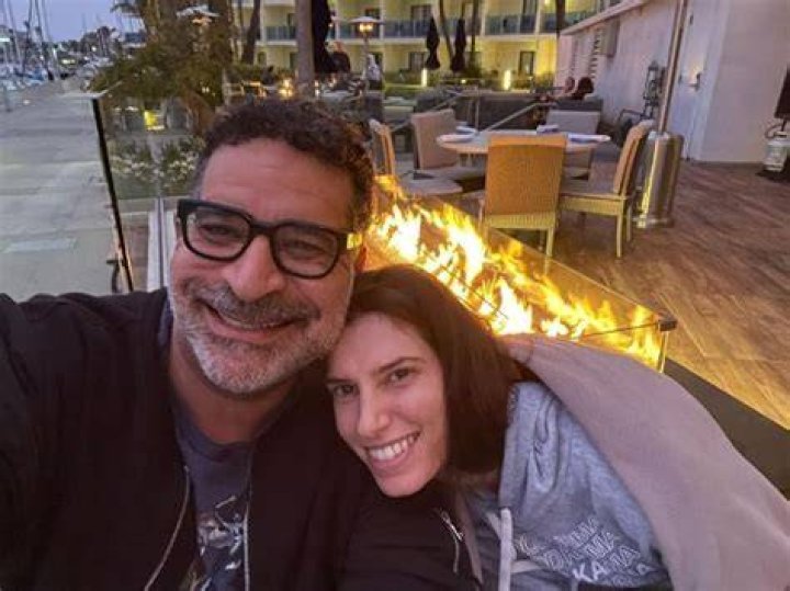 Erik Griffin as seen while taking a selfie with Rachel Sklar at SALT Restaurant & Bar in 2022