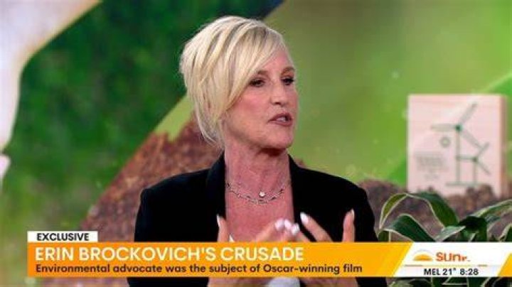 Erin Brockovich after speaking at University of Sydney in March 2012