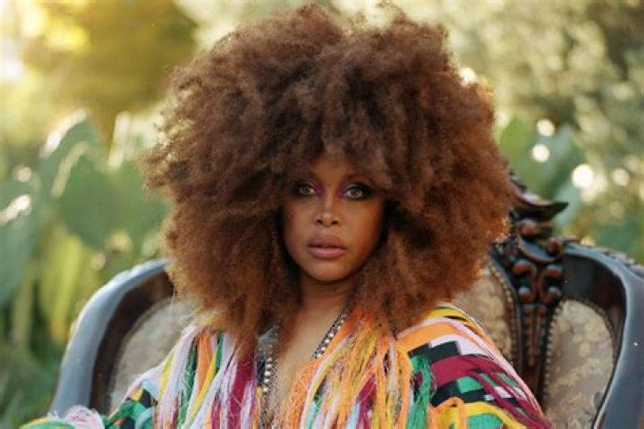 Erykah Badu during a photoshoot for BUST magazine for their June 2018 issue