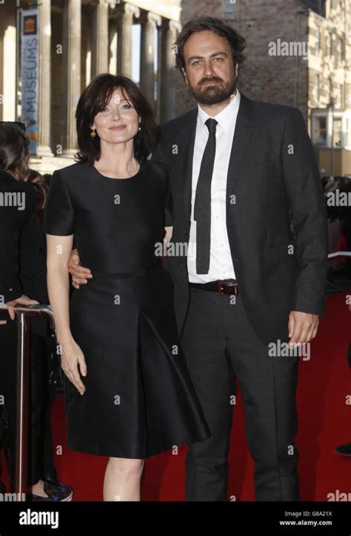 Essie Davis with Justin Kurzel at the Macbeth premiere at Edinburgh Festival Theatre in September 2015