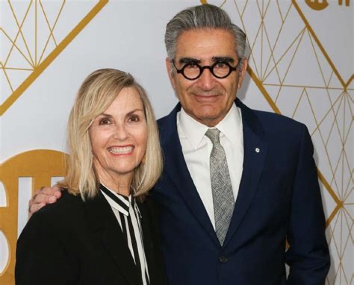 Eugene Levy and Deborah Divine in an Instagram post as seen in May 2020