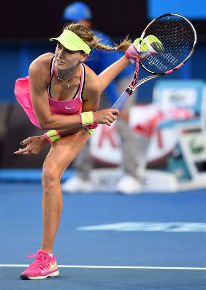 Eugenie Bouchard at 2015 Australian Open
