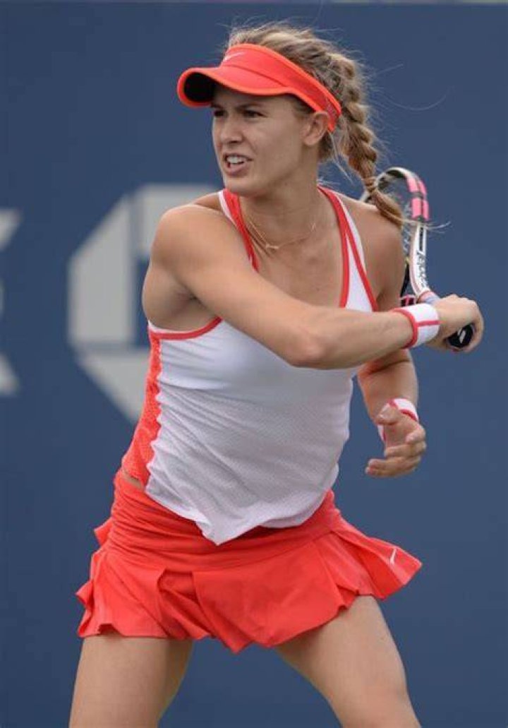 Eugenie Bouchard during 2015 US Open in New York City - Day 5