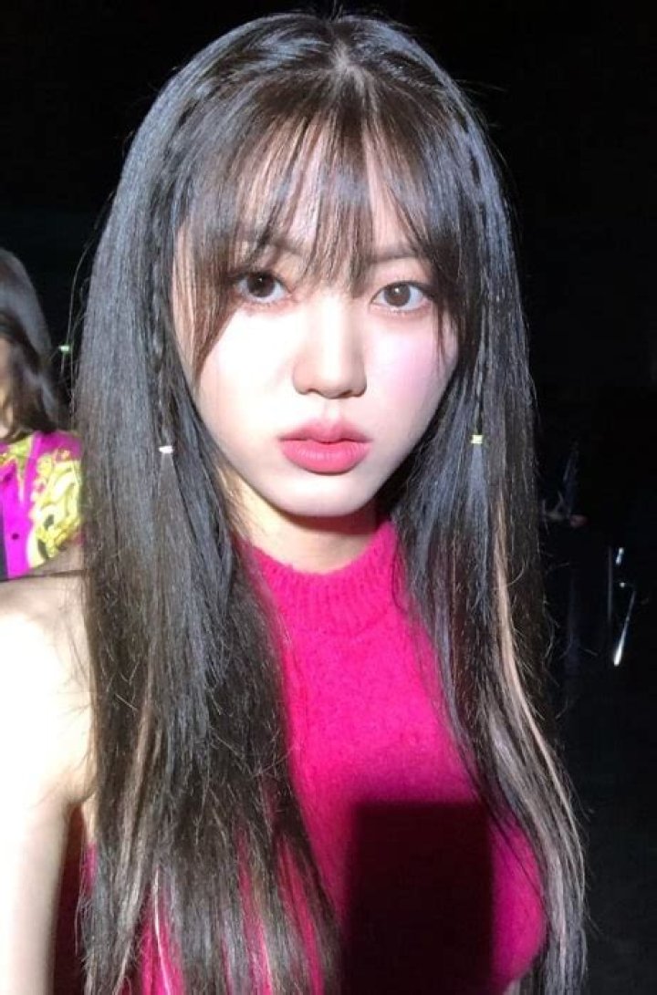 Eunbin as seen while taking a selfie in September 2019