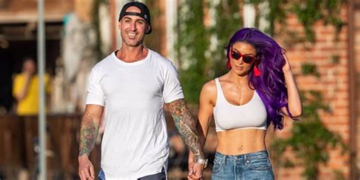 Eva Marie with her husband Jonathan Coyle as seen in October 2019
