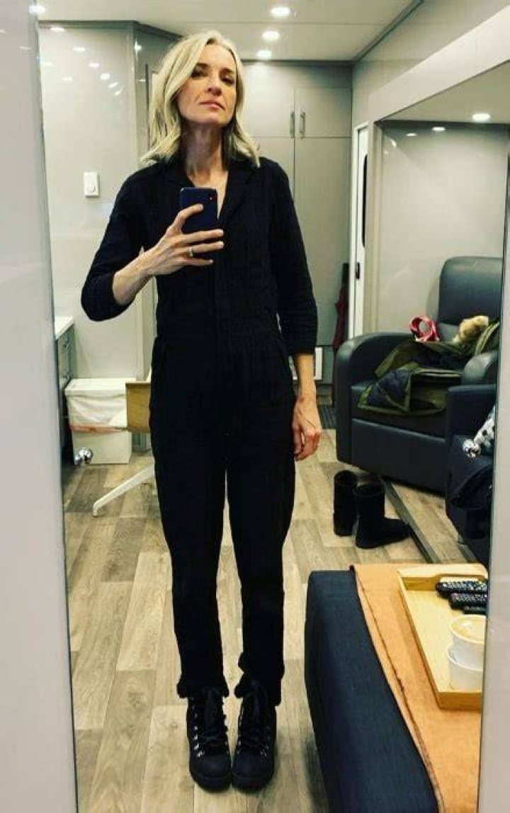 Ever Carradine as seen while clicking a selfie in Sun Valley, Idaho in June 2020