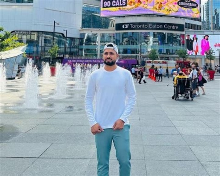 Faheem Ashraf as seen in Lahore, Pakistan in August 2023