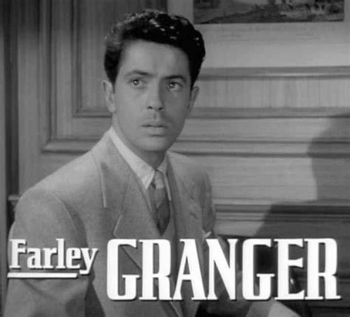 Farley Granger as seen appearing alongside Alida Valli in a scene from the 1954 film Senso