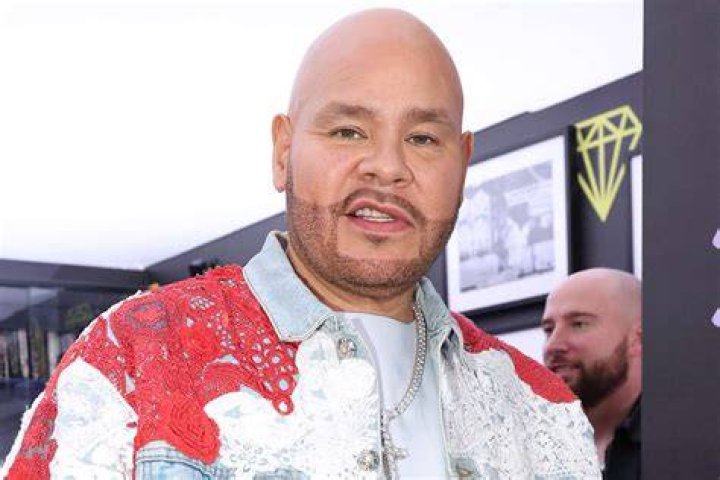 Fat Joe posing at the Rookie USA fashion show during New York Fashion Week in February 2017