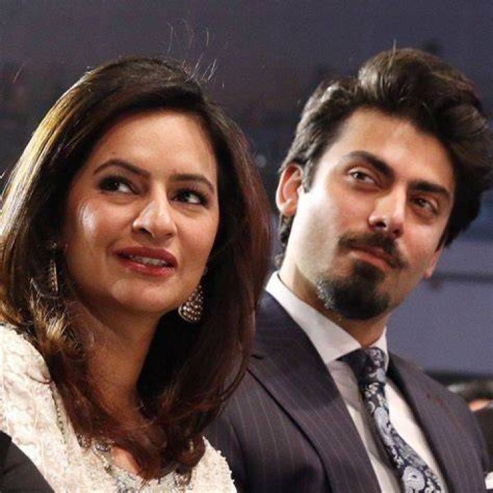 Fawad and his wife Sadaf Khan at the Filmfare Awards in 2016