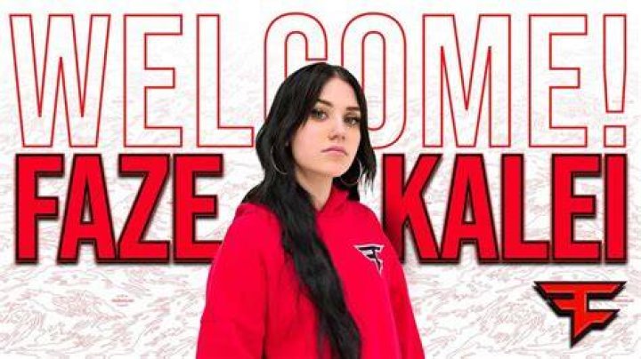 FaZe Kalei as seen in a selfie that was taken in Los Angeles, California in July 2021