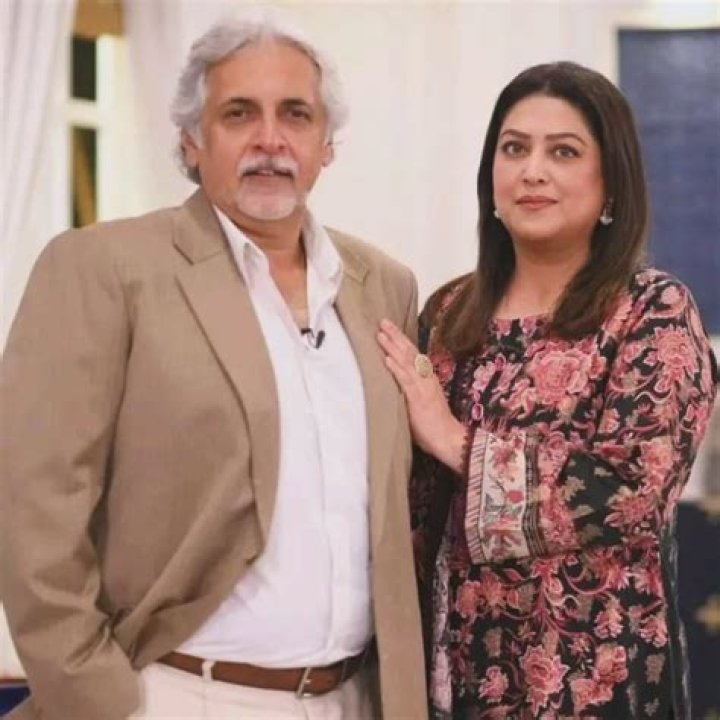 Fazila Qazi and her husband Kaiser Khan Nizamani in a selfie that was taken in March 2021