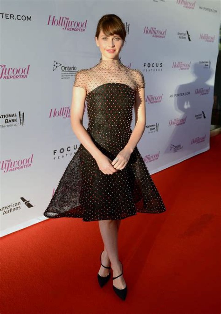 Felicity Jones at Breakthrough in Film Award Honorees Celebration at 2014 TIFF.