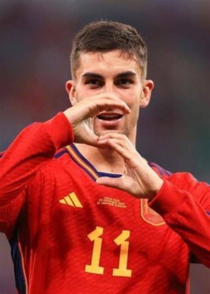 Ferran Torres as seen in an Instagram Post in April 2022