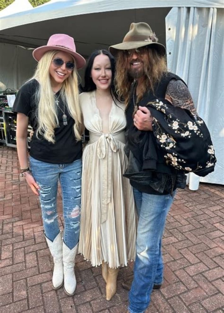 Firerose as seen in a selfie with her husband Billy Ray Cyrus that was taken in July 2023