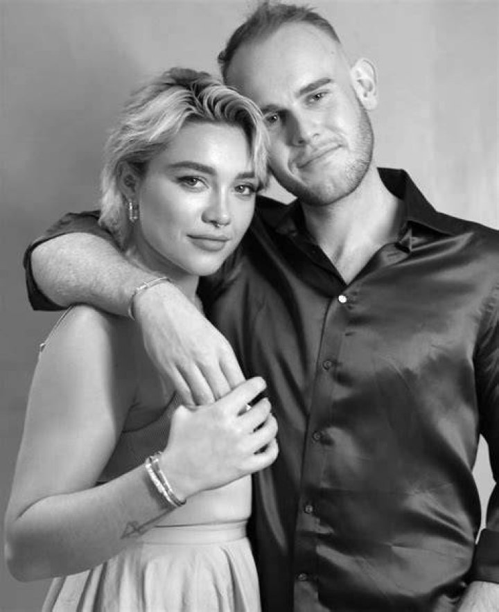 Florence Pugh and Theo Smith as seen in March 2018