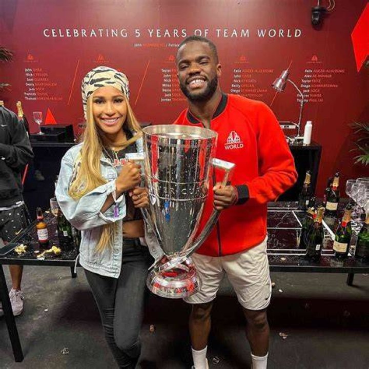 Frances Tiafoe and Ayan Broomfield, as seen in September 2022