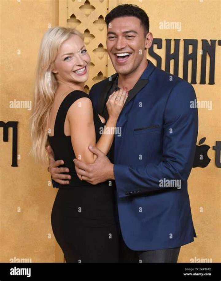 Francesca Eastwood with Alexander Wraith in June 2018
