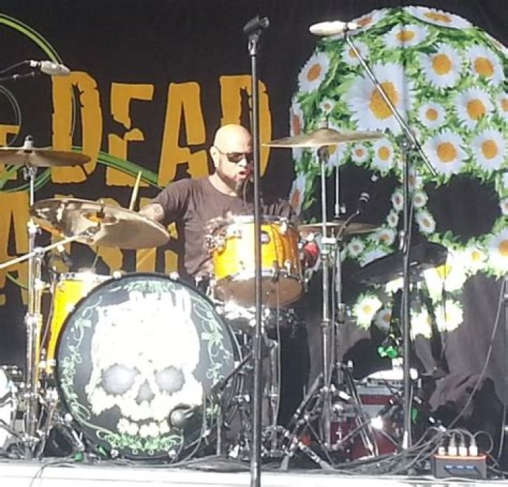 Frank Ferrer performing with The Dead Daisies at Uproar Festival 2013