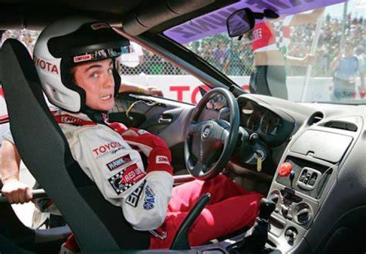 Frankie Muniz as a car racing driver