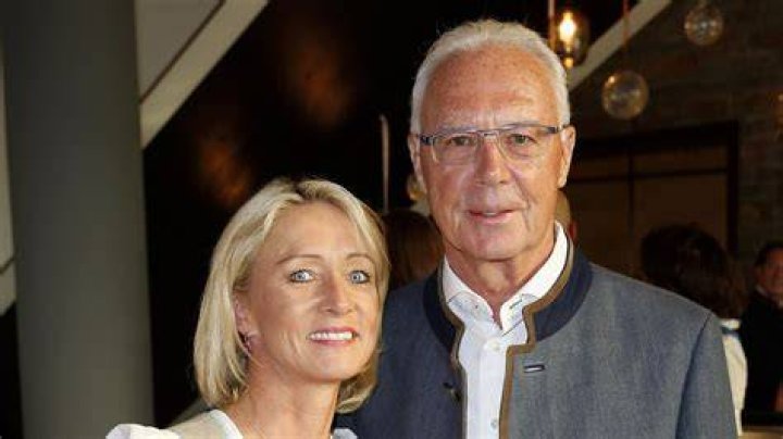 Franz Beckenbauer and Heidi Beckenbauer as seen in April 2019
