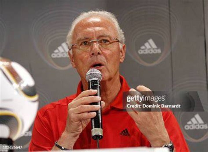 Franz Beckenbauer during an event