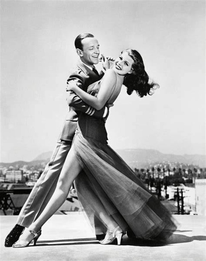 Fred Astaire and Rita Hayworth as seen dancing in the 1942 film You Were Never Lovelier