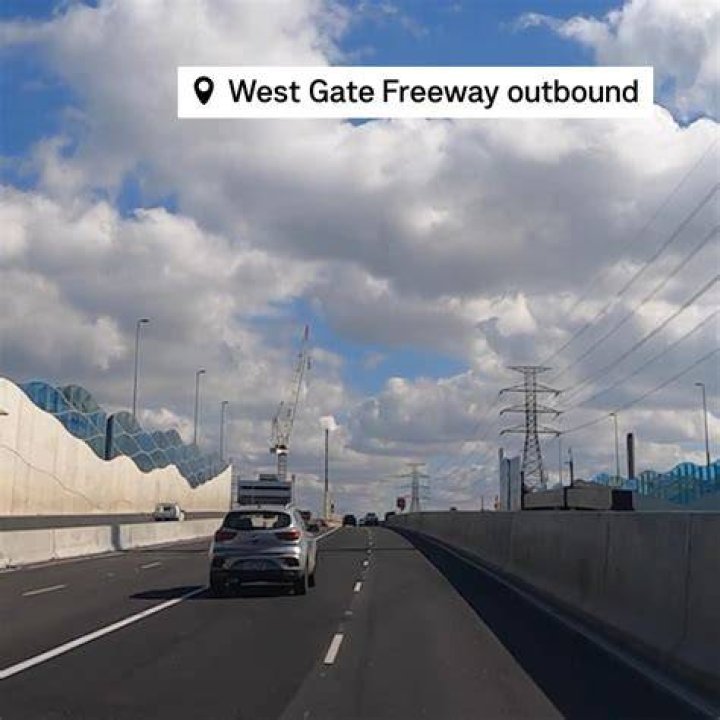 Freeway as seen while taking a selfie in December 2021