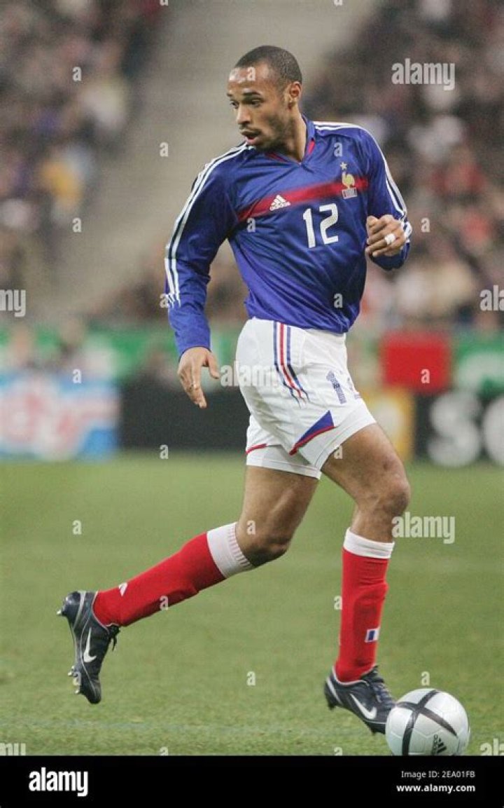 French football player Thierry Henry as seen in 2007