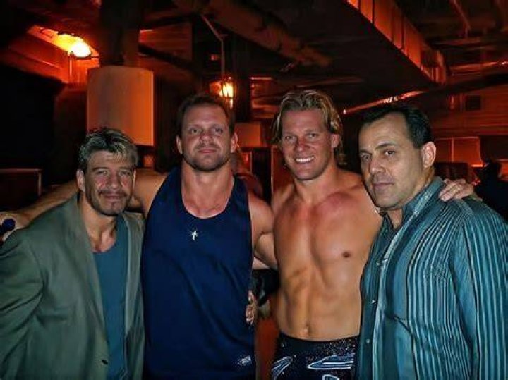 [From Left] Eddie Guerrero, Chris Benoit, Chris Jericho, and Dean Malenko