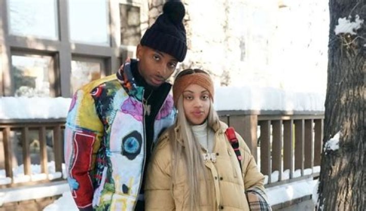 FunnyMike and Jaliyah as seen in October 2019