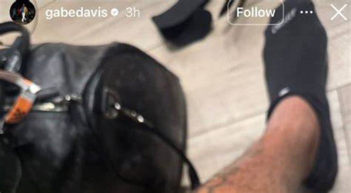 Gabe Davis as seen in an Instagram post in February 2023