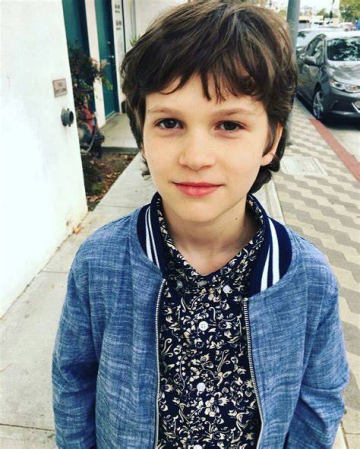 Gabriel Bateman in October 2020 having become the destroyer of hair