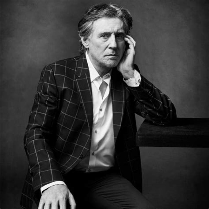 Gabriel Byrne shows off his Herald Angel in August 2006