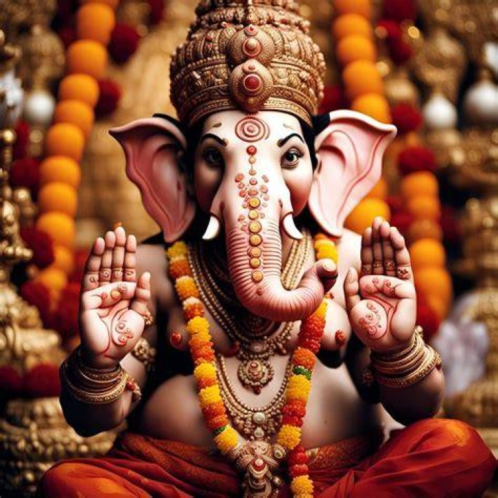 Ganesh posing for a picture in July 2022