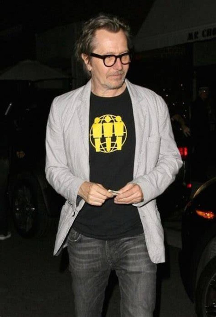 Gary Oldman dines out at Mr Chow Restaurant in Beverly Hills, California on August 20, 2014