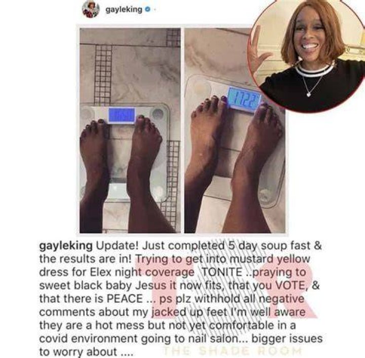 Gayle King weight gain