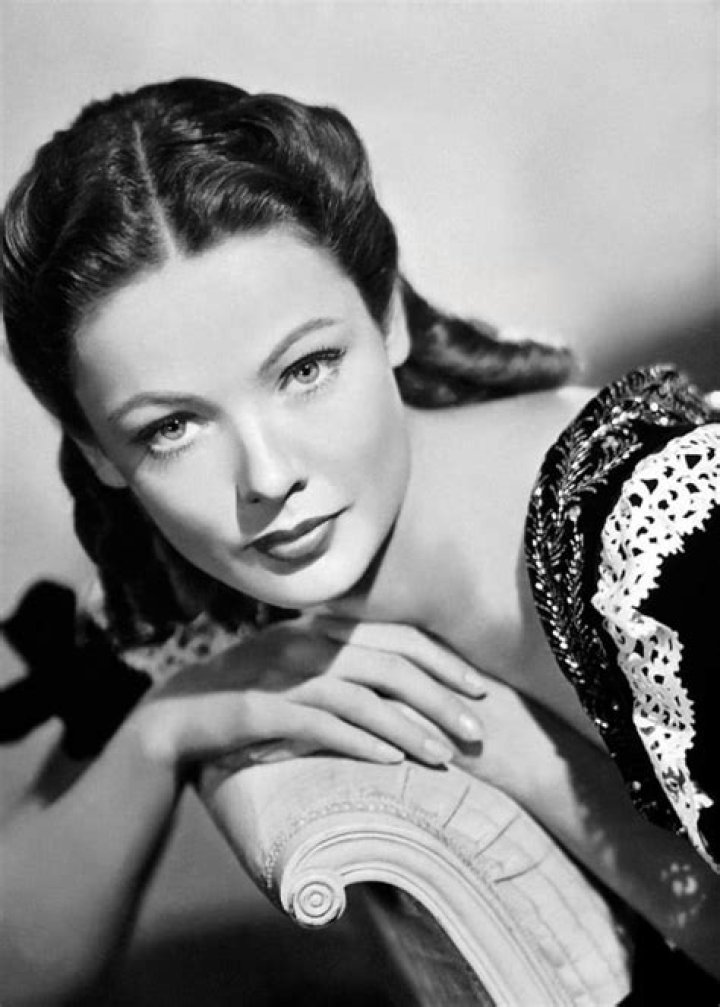 Gene Tierney as seen in the early 1940s