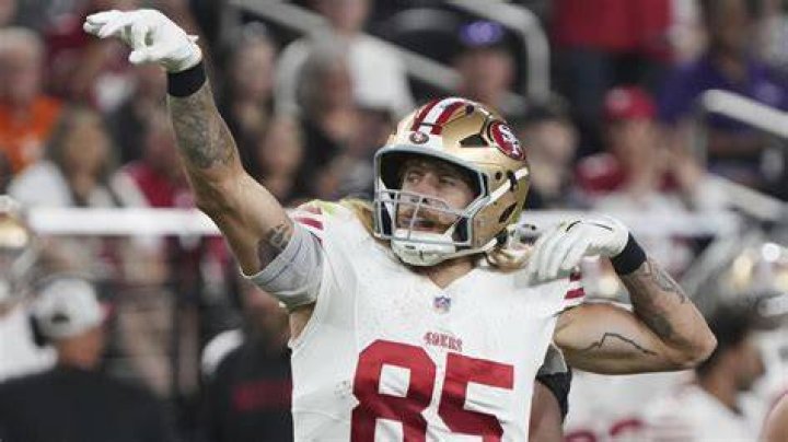 George Kittle as seen in a picture that was taken in October 2019