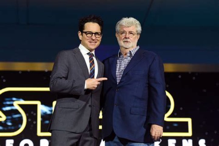 George Lucas (Left) and JJ Abrams in August 2007
