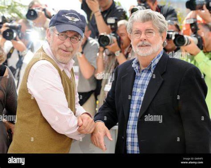 George Lucas (Right) with Steven Speilberg