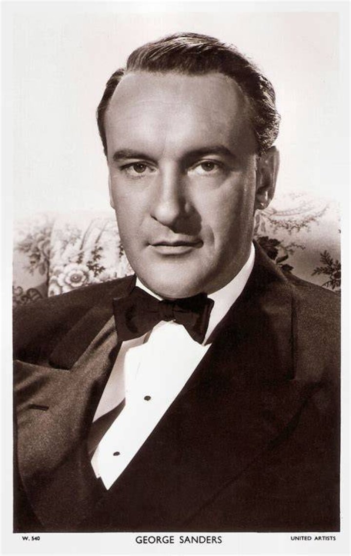 George Sanders as seen in 1972