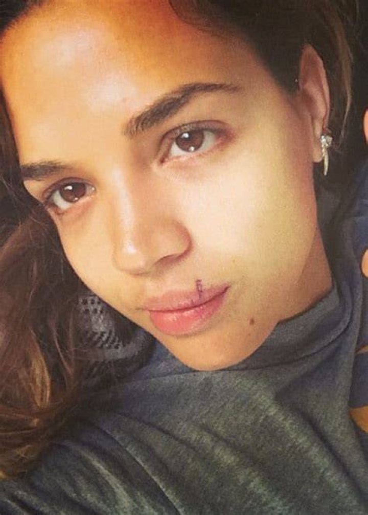 Georgie Flores in a selfie as seen in October 2016