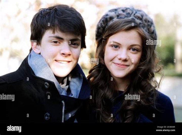 Georgie Henley and Skandar Keynes