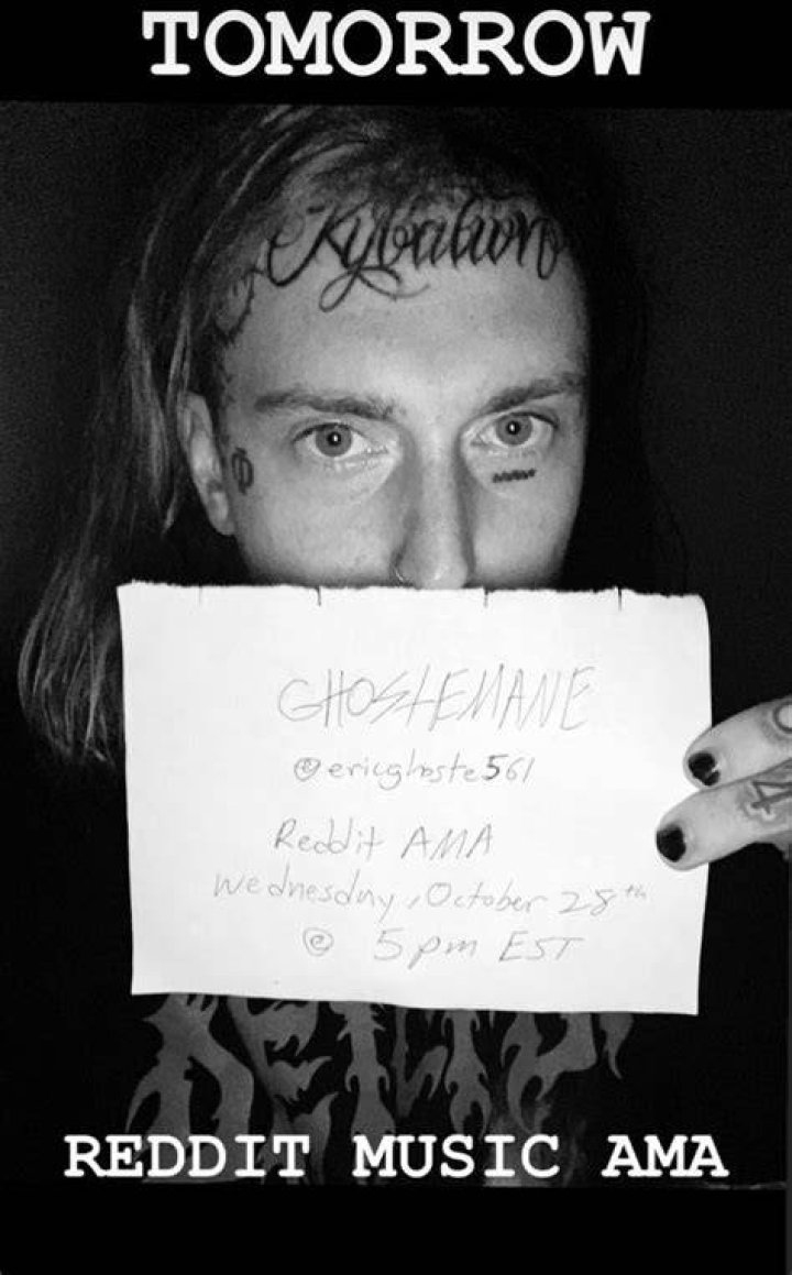 Ghostemane in an Instagram post as seen in August 2019