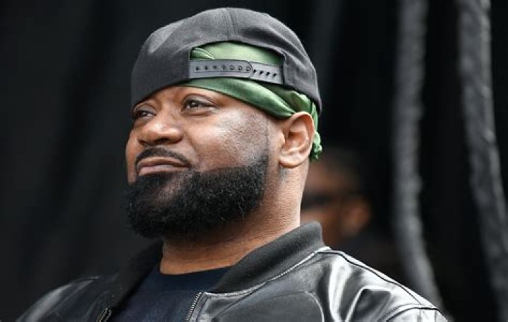 Ghostface Killah at the press conference to announce Wu Tang Clan having signed with Warner Bros. Records in October 2014