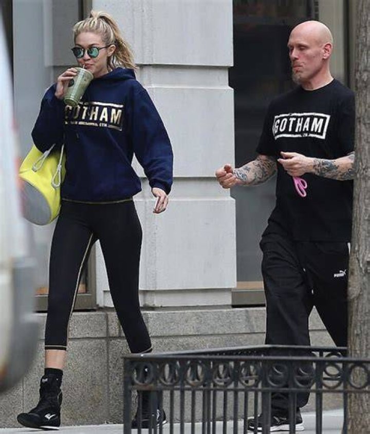 Gigi Hadid after a gym session