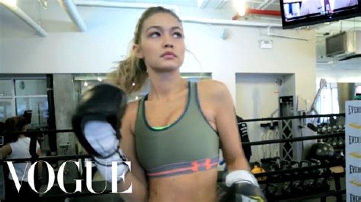 Gigi Hadid boxing