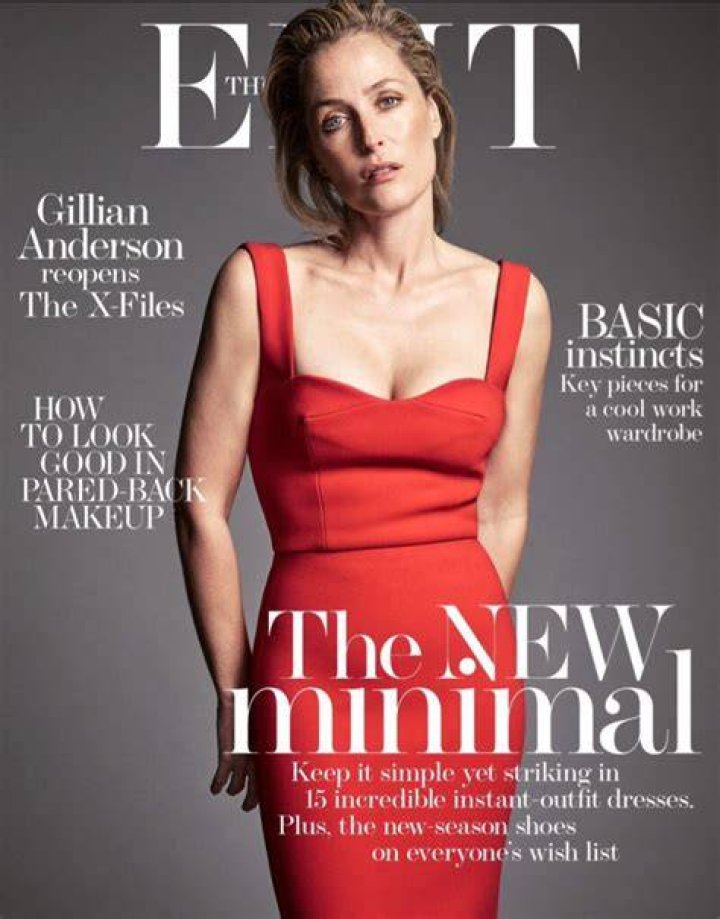 Gillian Anderson for Edit Magazine's January 2016 editorial