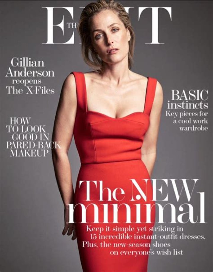 Gillian Anderson in Edit Magazine's January 2016 Issue
